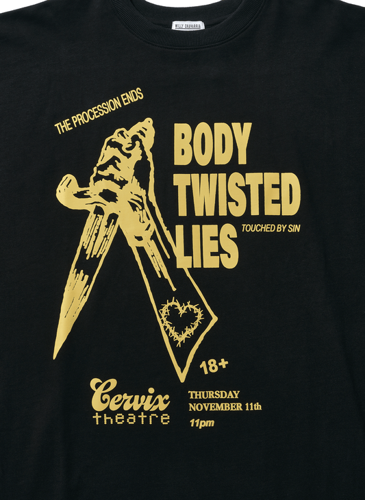 BODY TWISTED LIES LS BUFFALO T