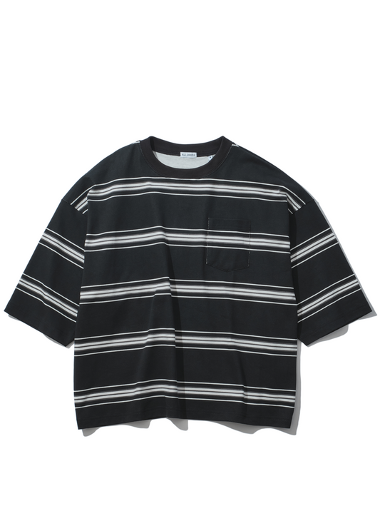 EASY MONEY STRIPE BUFFALO POCKET TEE