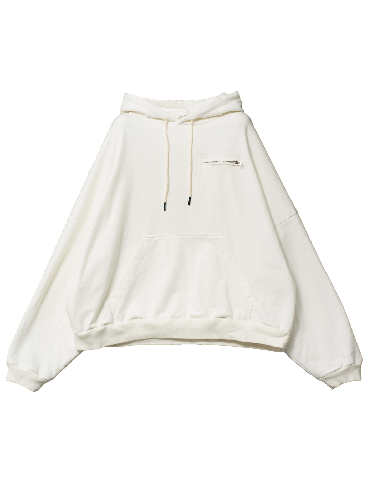 WAFFLE LINED BOMBER HOODIE