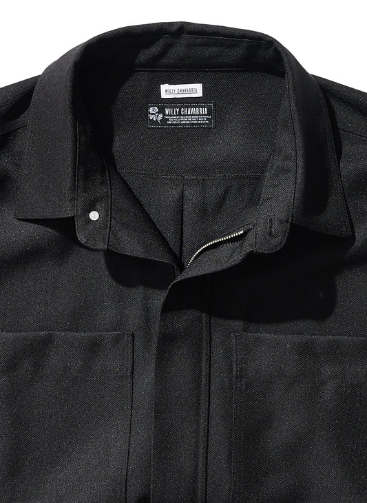 ZIP PLACKET LS SHIRT