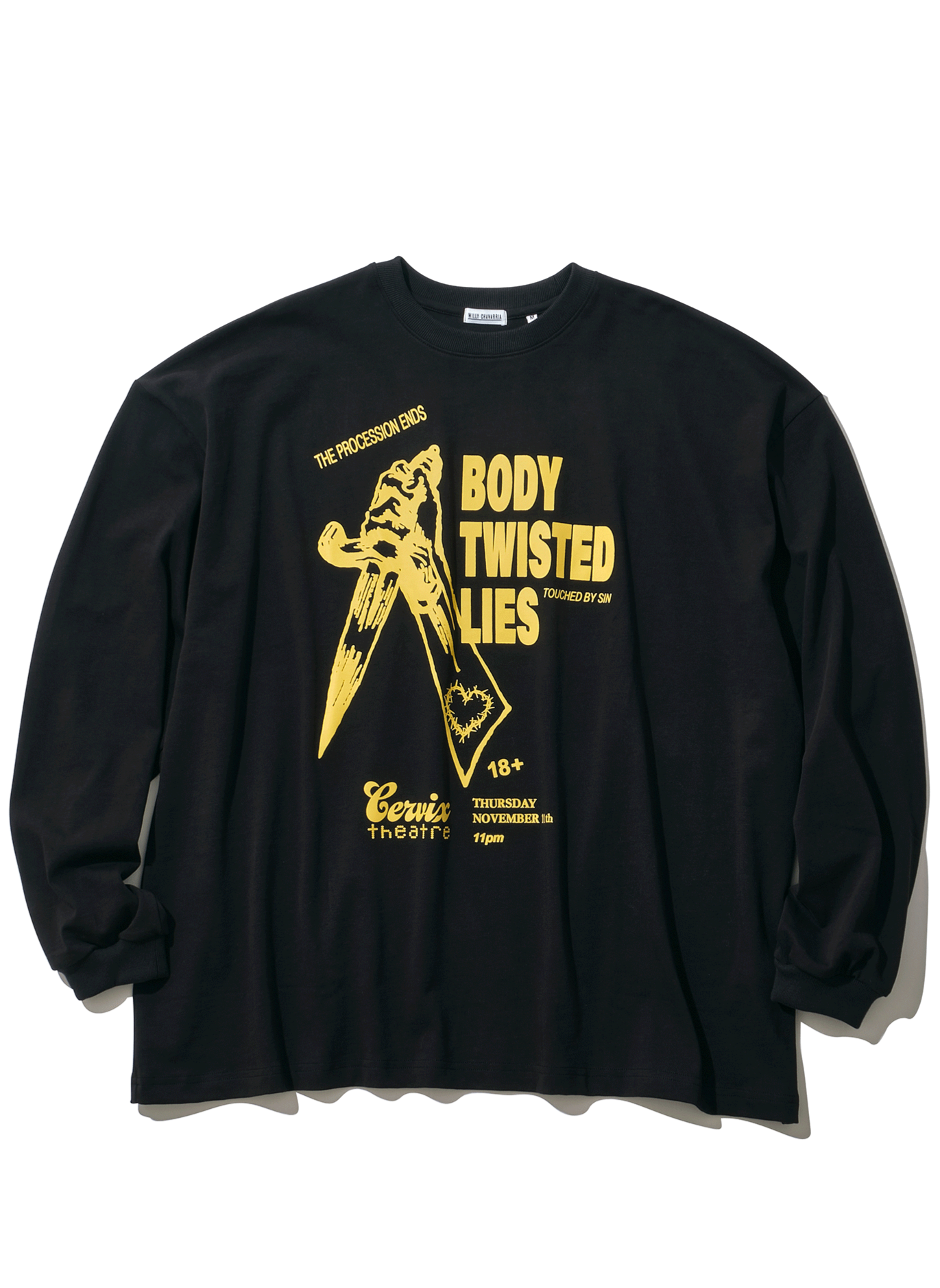 BODY TWISTED LIES LS BUFFALO T