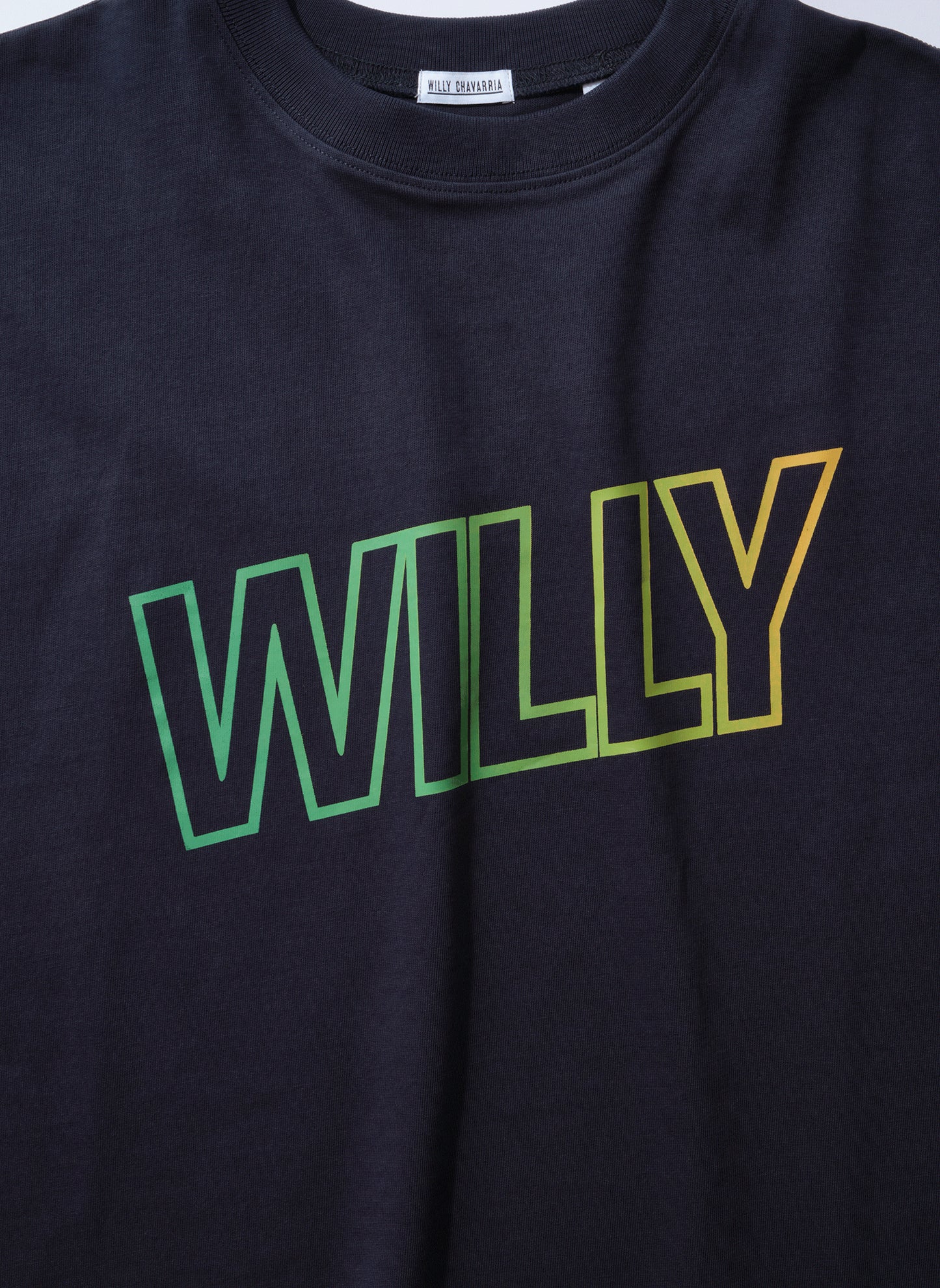 WILLY GRADIENT LOGO MUSCLE TEE