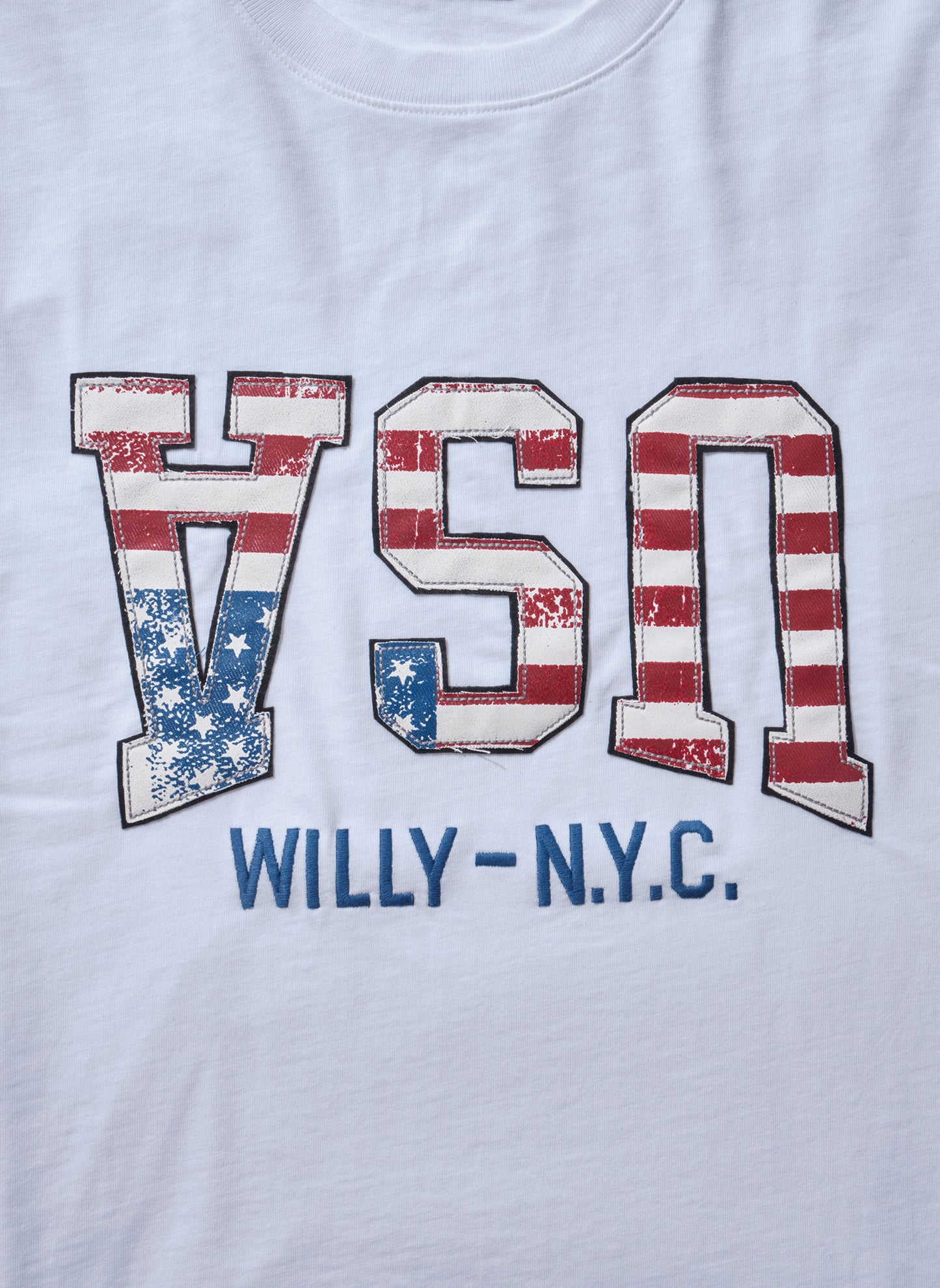 SS BUFFALO WILLY USA APPLIQUE