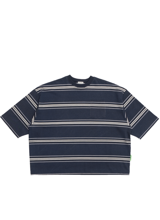 EASY MONEY STRIPE BUFFALO POCKET TEE