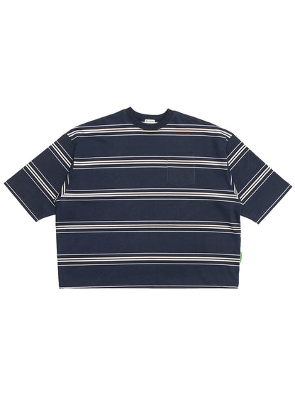 EASY MONEY STRIPE BUFFALO POCKET TEE