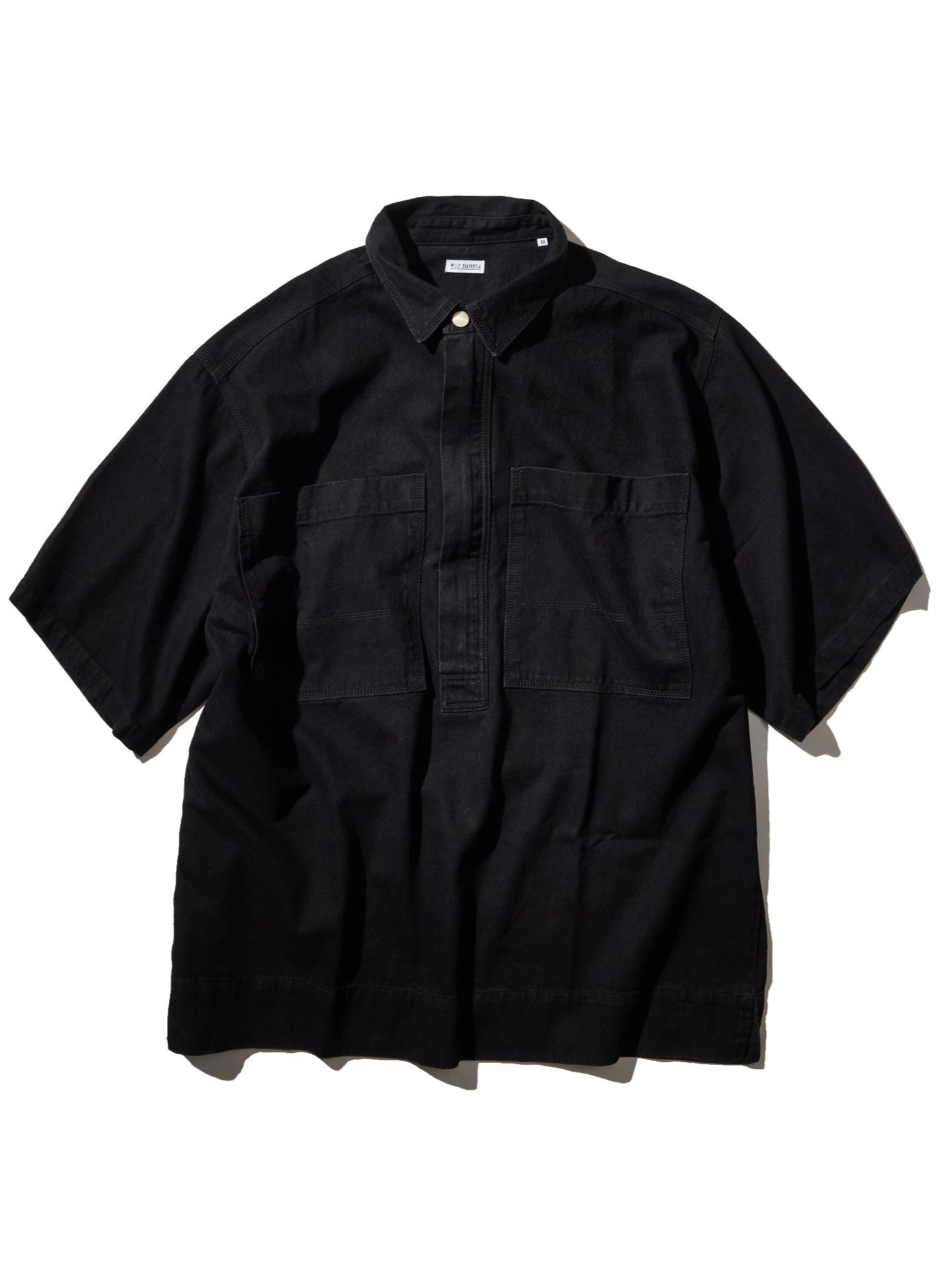 ZIP PLACKET SS SHIRT